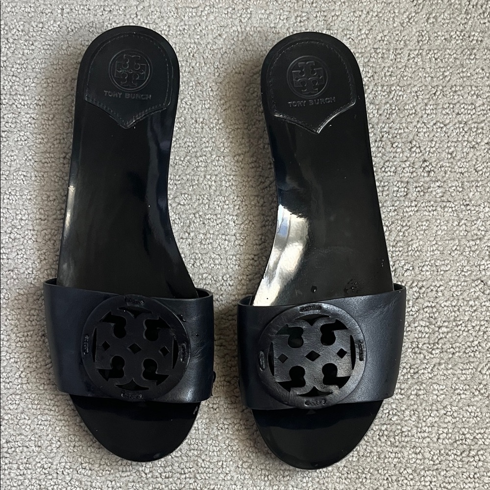 Tory Burch Black Slide Sandals